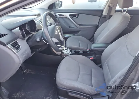 2012 Hyundai Elantra Gls from USA, damaged, VIN 5NPDH4AEXCH096318